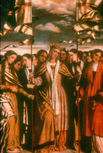 St Ursula and Companions by Moretto